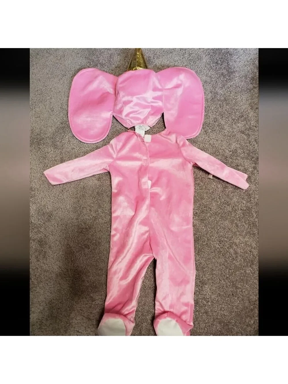 Adorable Pink Elephant Infant Costume 6-12 Months